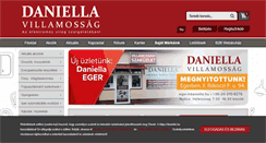 Desktop Screenshot of daniella.hu